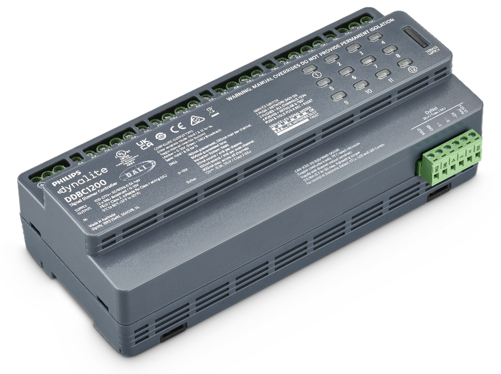DDBC1200 | 12 x Channel driver control Controller (1-10 or DALI broadcast)