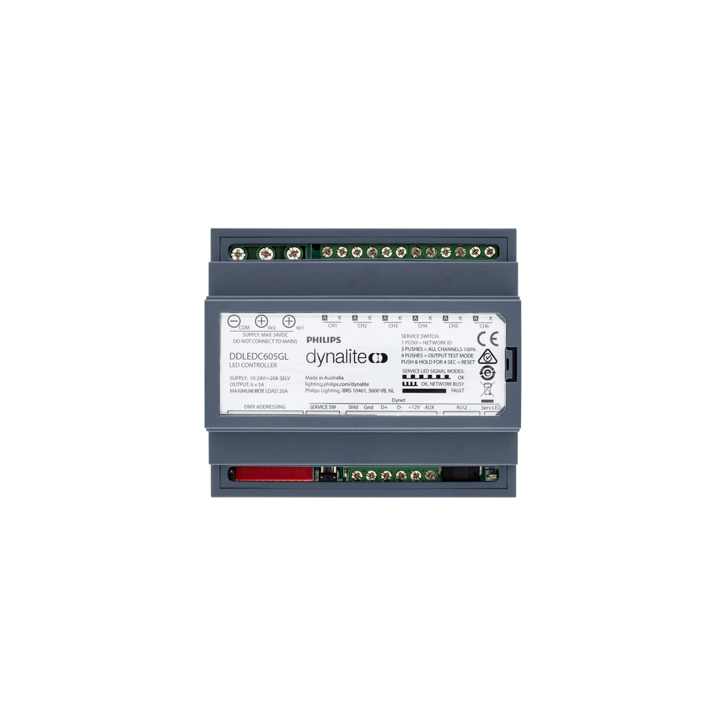 DDLEDC605-GL | LED controller 6 x 5A LED Controller, Voltage mode, common anode. General Loading