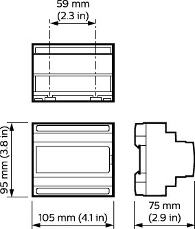 DDNG-KNX| DIN-Rail mounted DyNet to KNX Gateway
