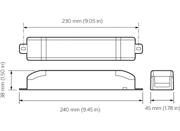 DMBC110 | 1 x driver control Fixture Coupler (1-10, DSI, or DALI broadcast)