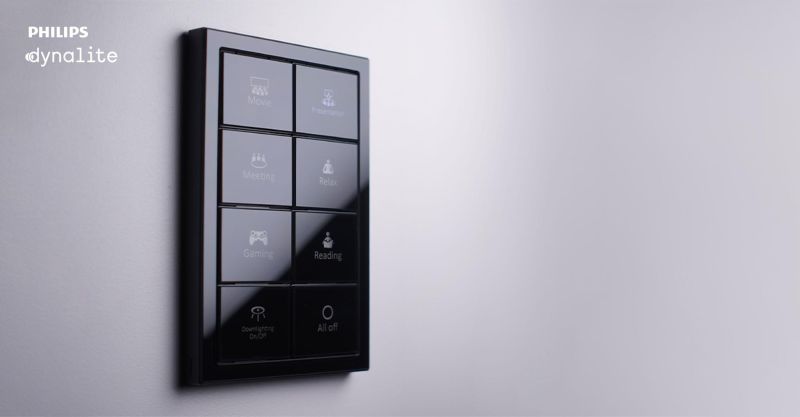 PDR8 | Philips Dynalite Revolution 8 Button Panel